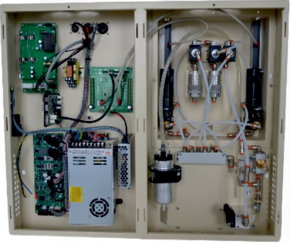 Jet4-E1-Hart elektronik ünite iç görünümü
